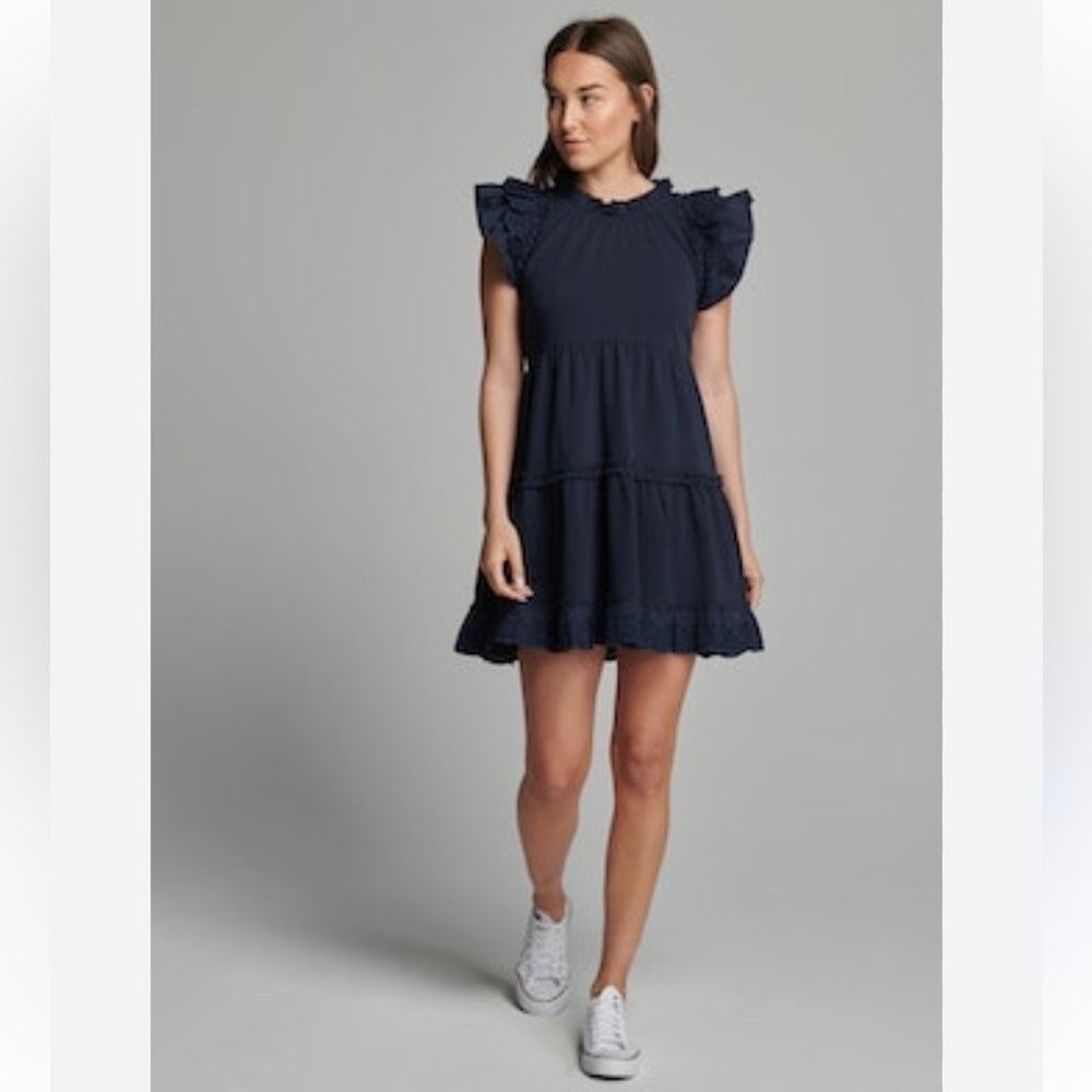 Sundays Harlow Dress in Navy Size Small